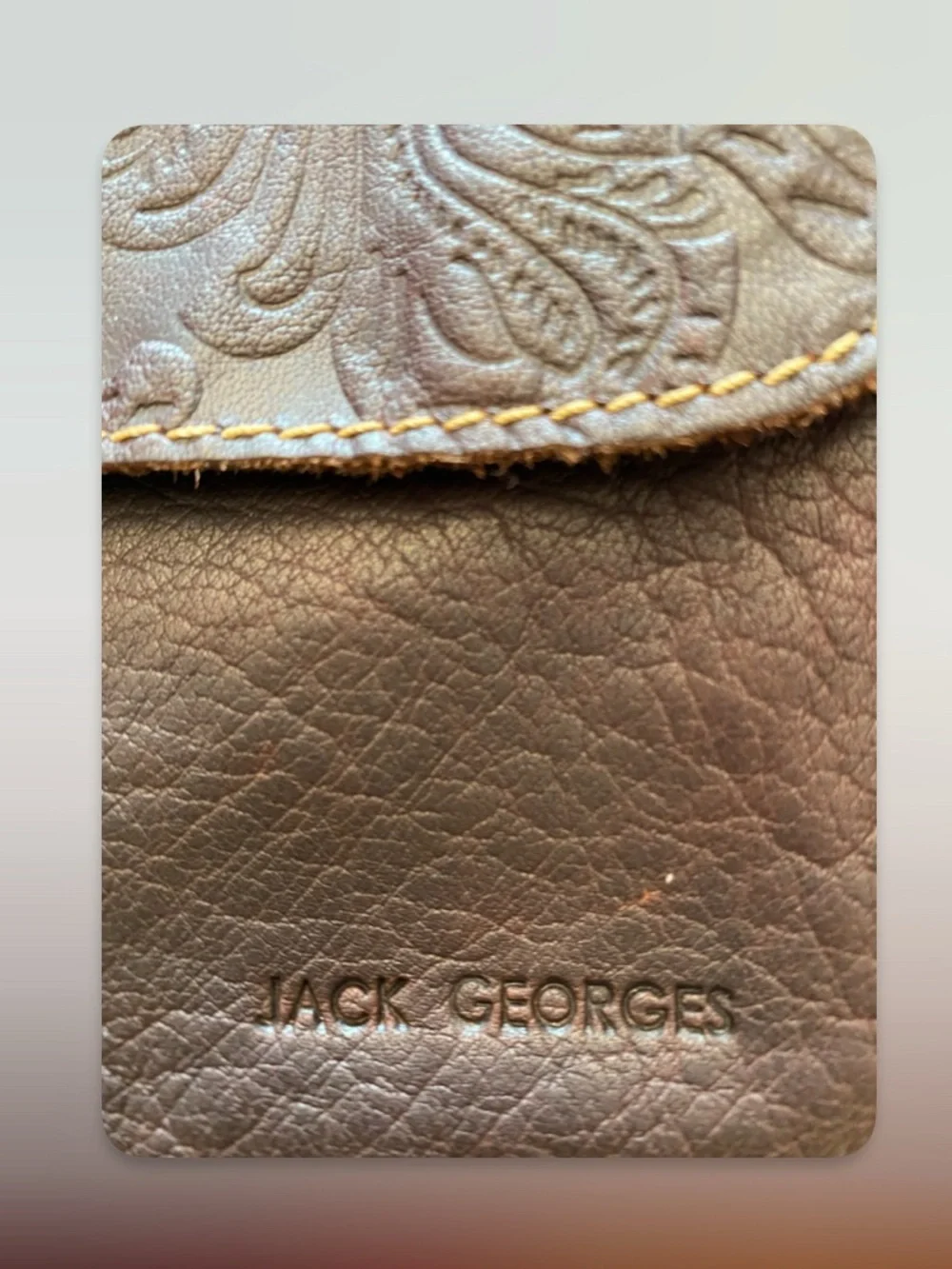 Jack George’s Voyager Leather Crossbody Bag